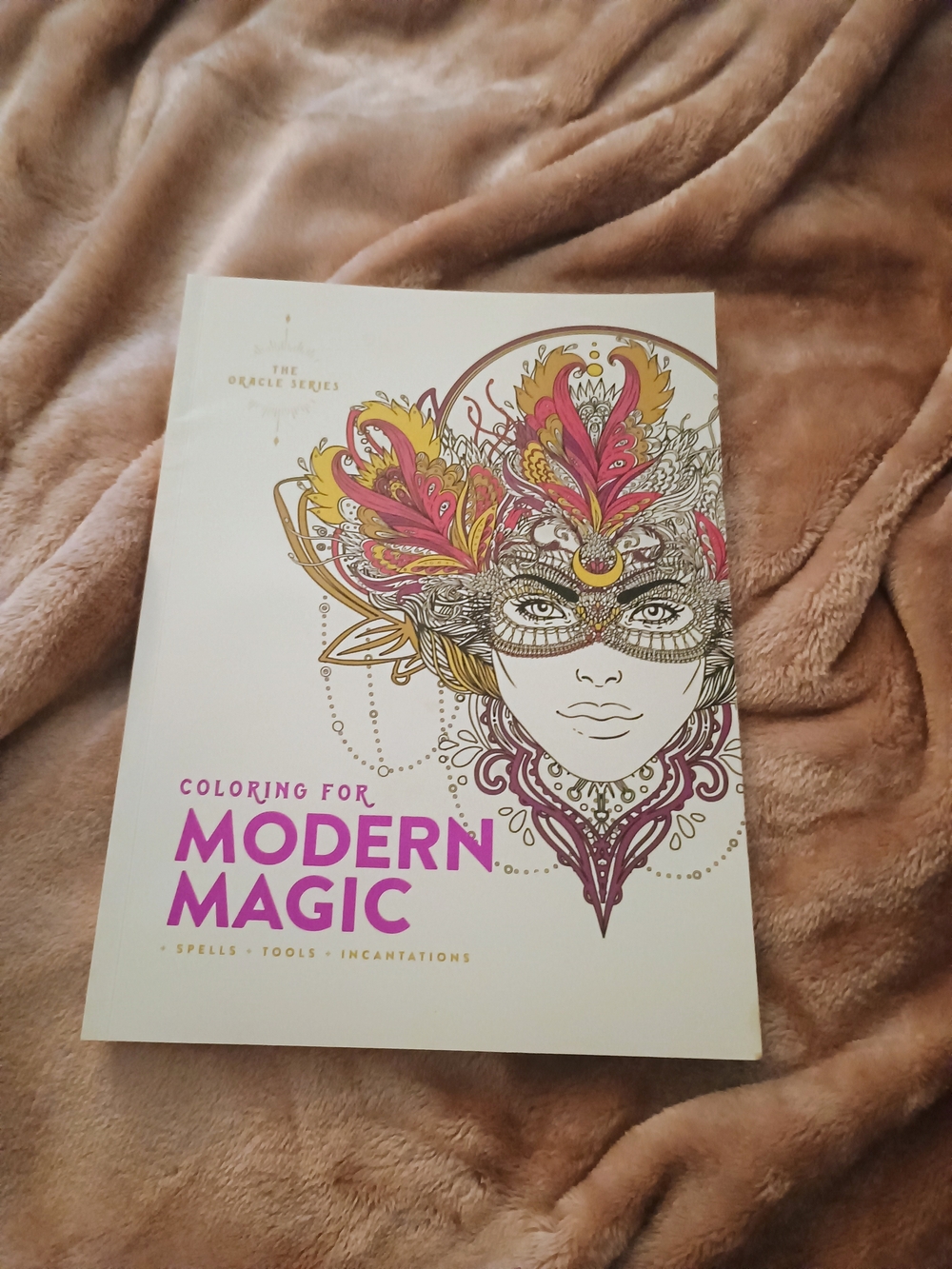Coloring Book on Blanket